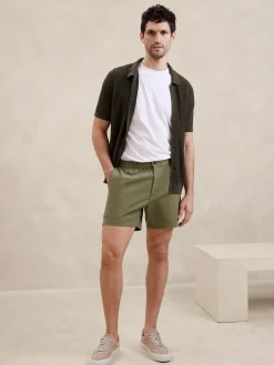 5" Summerweight Pull-On Chino Short