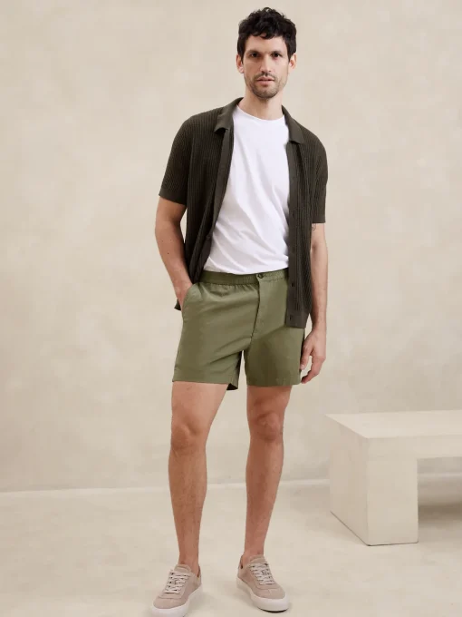 5" Summerweight Pull-On Chino Short