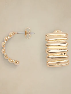 Bar Curve Earrings