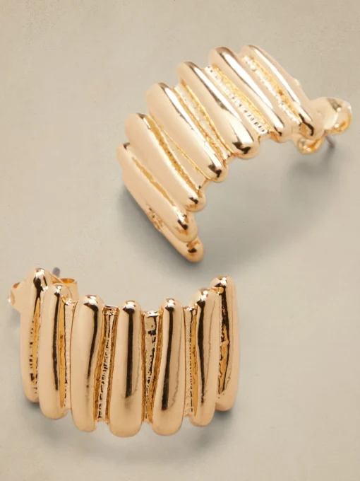 Bar Curve Earrings