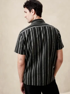 Beachy Linen-Blend Resort Shirt
