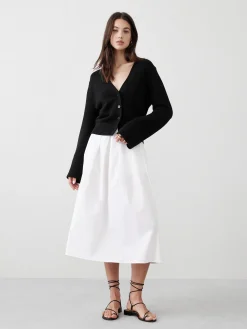 Bell-Sleeve Cardigan