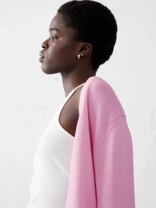 Bell-Sleeve Cardigan