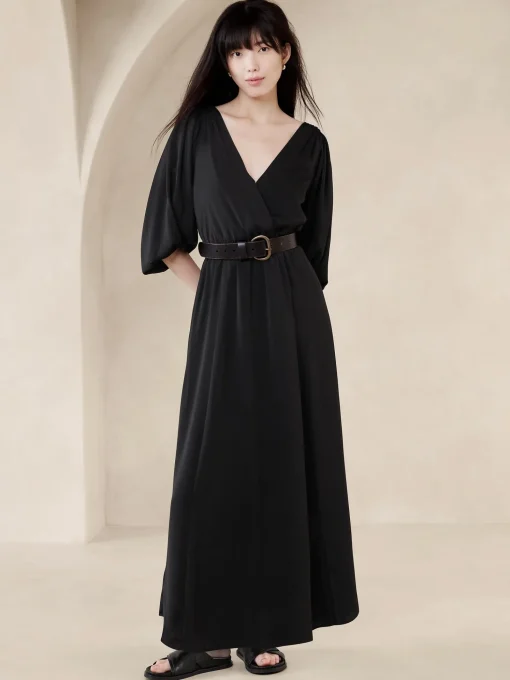 Blouson Maxi Dress