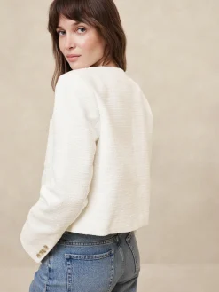 Boucle Collarless Jacket