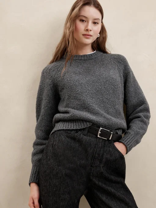 Boucle Pullover Sweater