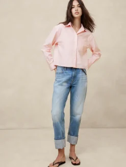 Boxy Button-Down Shirt