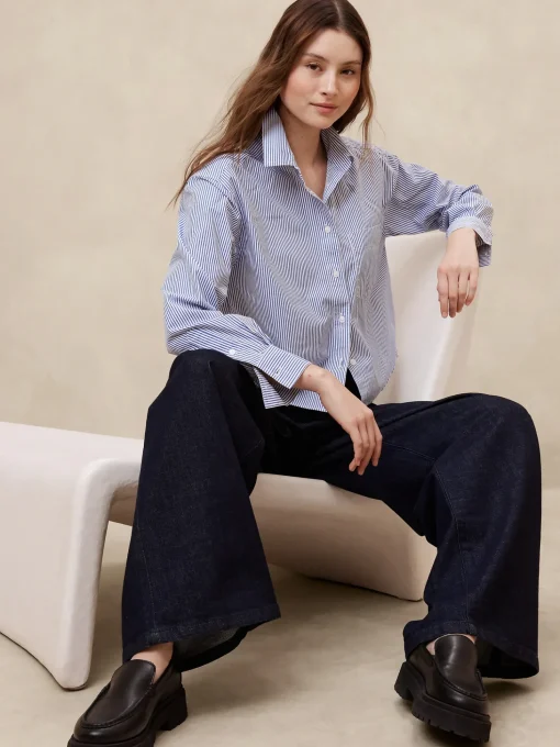 Boxy Button-Down Shirt