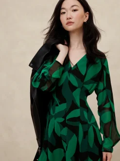 Chiffon Mini Dress
