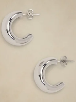 Chubby Curve Hoop Earrings