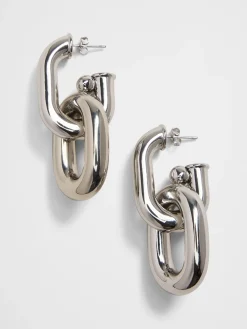 Chunky Drop Chain Link Earrings