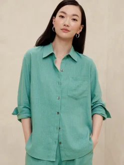 Classic Linen-Blend Shirt