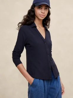 Collared Drop Needle Shirt