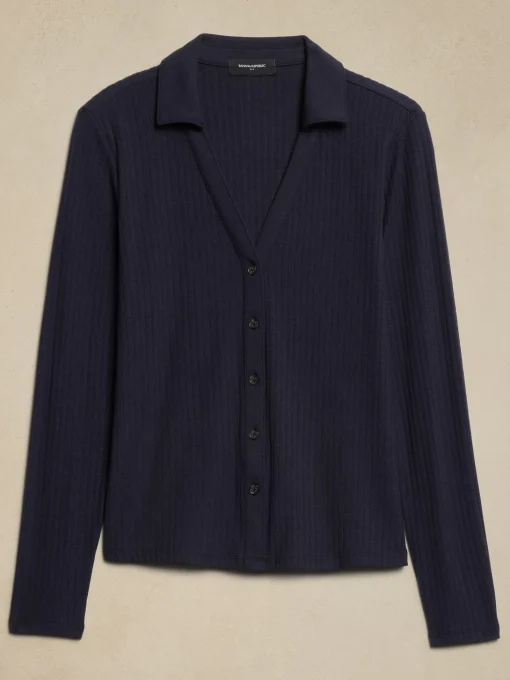 Collared Drop Needle Shirt