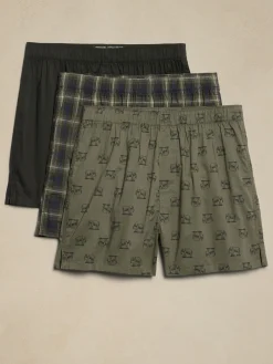 Cotton Boxers (3 Pack)