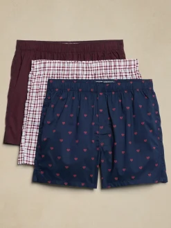 Cotton Boxers (3 Pack)