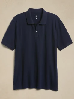 Cotton Monogram Pique Polo
