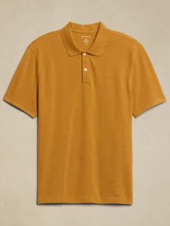 Cotton Monogram Pique Polo