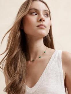 Delicate Stone Necklace