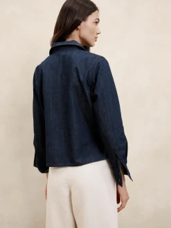 Denim Collared Pocket Shirt
