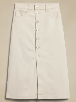 Denim Midi Skirt