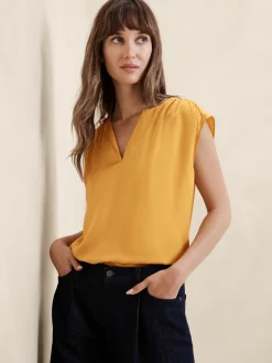 Dolman-Sleeve Blouse