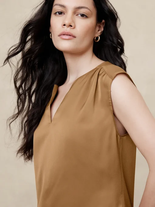 Dolman-Sleeve Blouse
