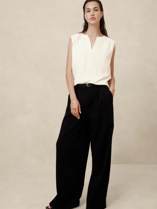 Dolman-Sleeve Blouse