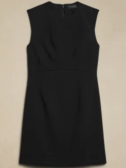 Double Weave Sheath Mini Dress