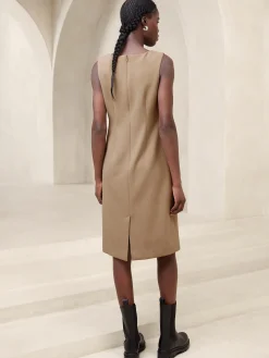 Double-Weave Sheath Dress