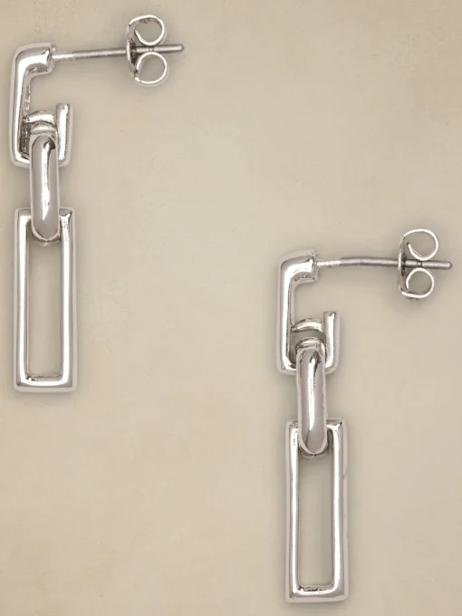 Drop Link Earrings