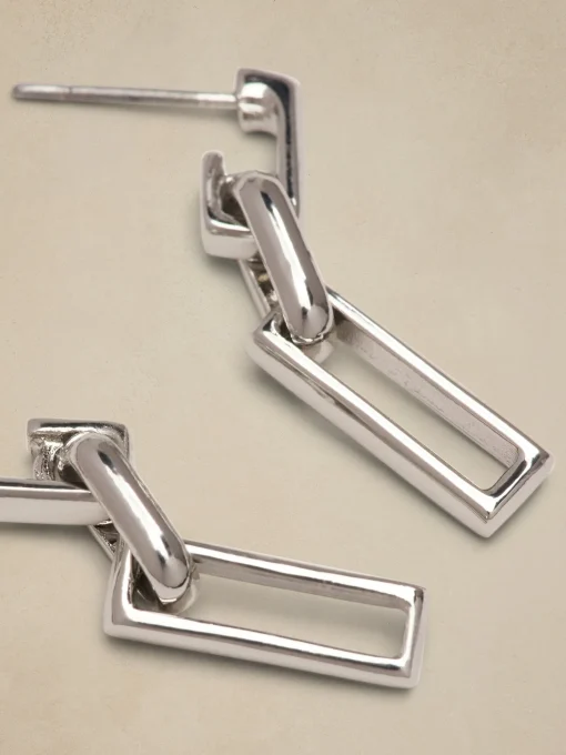 Drop Link Earrings