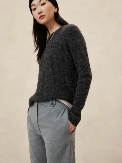 Flannel Straight Trouser
