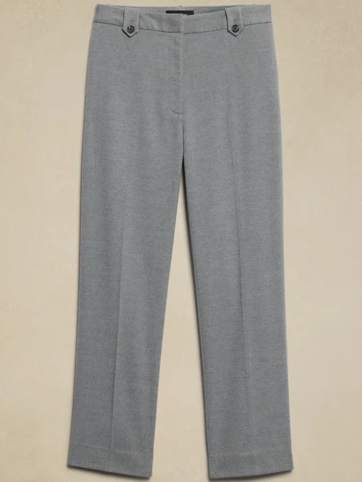 Flannel Straight Trouser