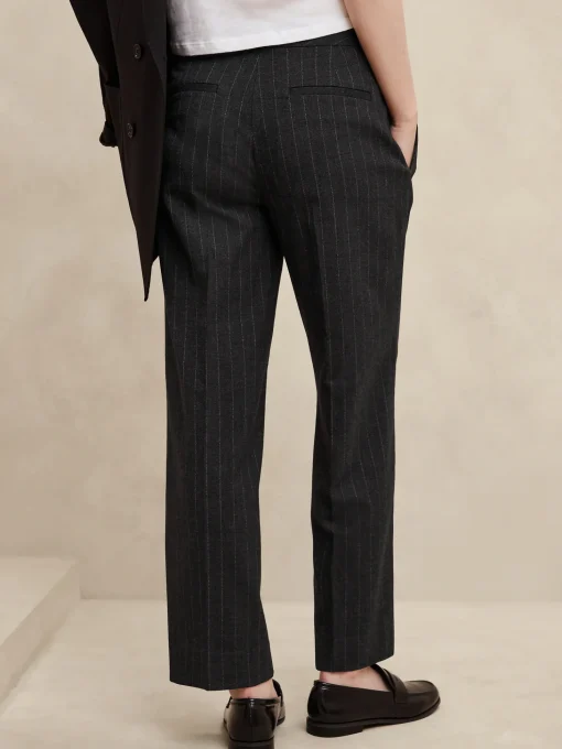 Flannel Straight Trouser