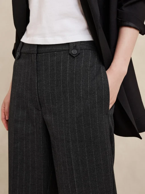 Flannel Straight Trouser
