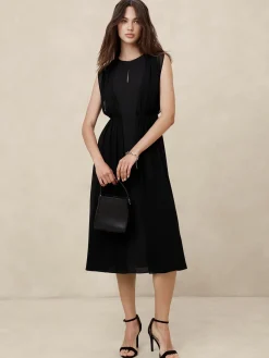 Georgette Midi Dress