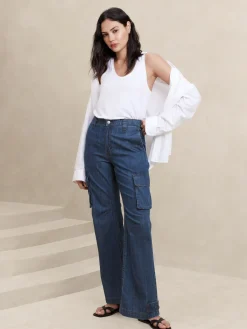 High-Rise Barrel Cargo Jean