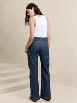 High-Rise Barrel Cargo Jean