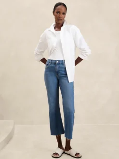 High-Rise Bootcut Cropped Jean