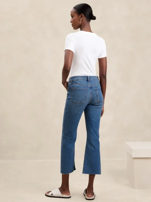 High-Rise Bootcut Cropped Jean
