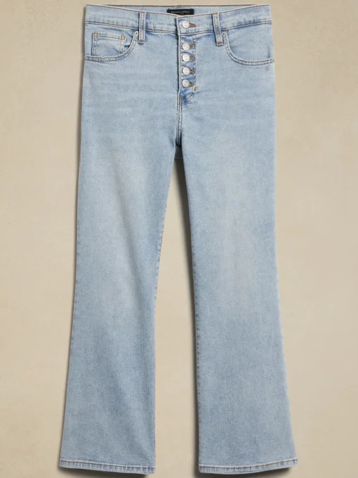 High-Rise Bootcut Cropped Jean