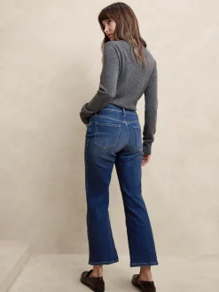 High-Rise Bootcut Cropped Jean