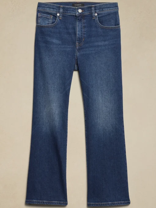 High-Rise Bootcut Cropped Jean