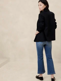 High-Rise Bootcut Cropped Jean