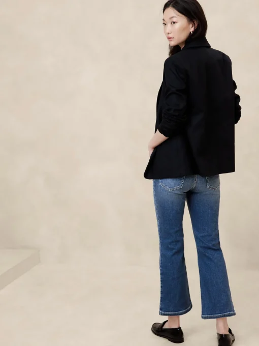 High-Rise Bootcut Cropped Jean