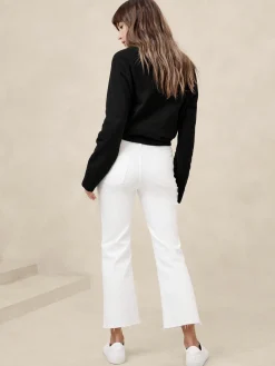 High-Rise Bootcut Cropped Jean