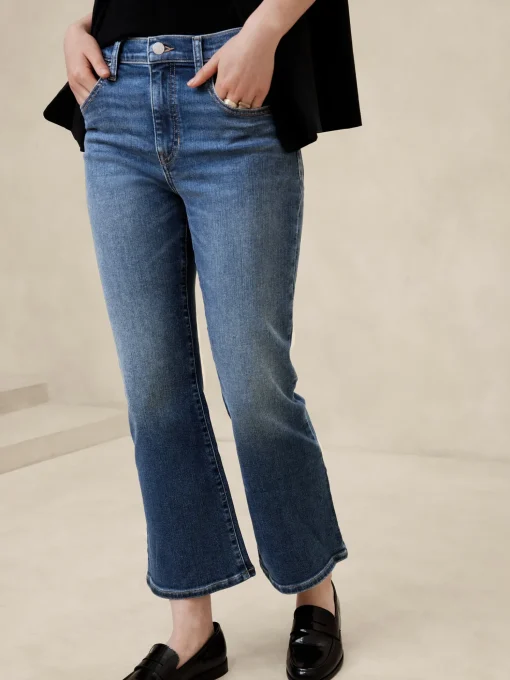 High-Rise Bootcut Cropped Jean
