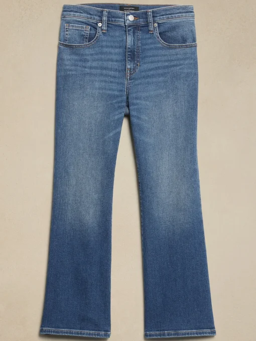 High-Rise Bootcut Cropped Jean