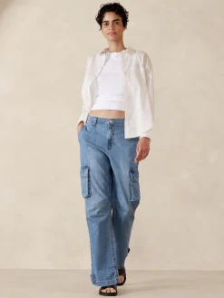 High-Rise Cargo Jean